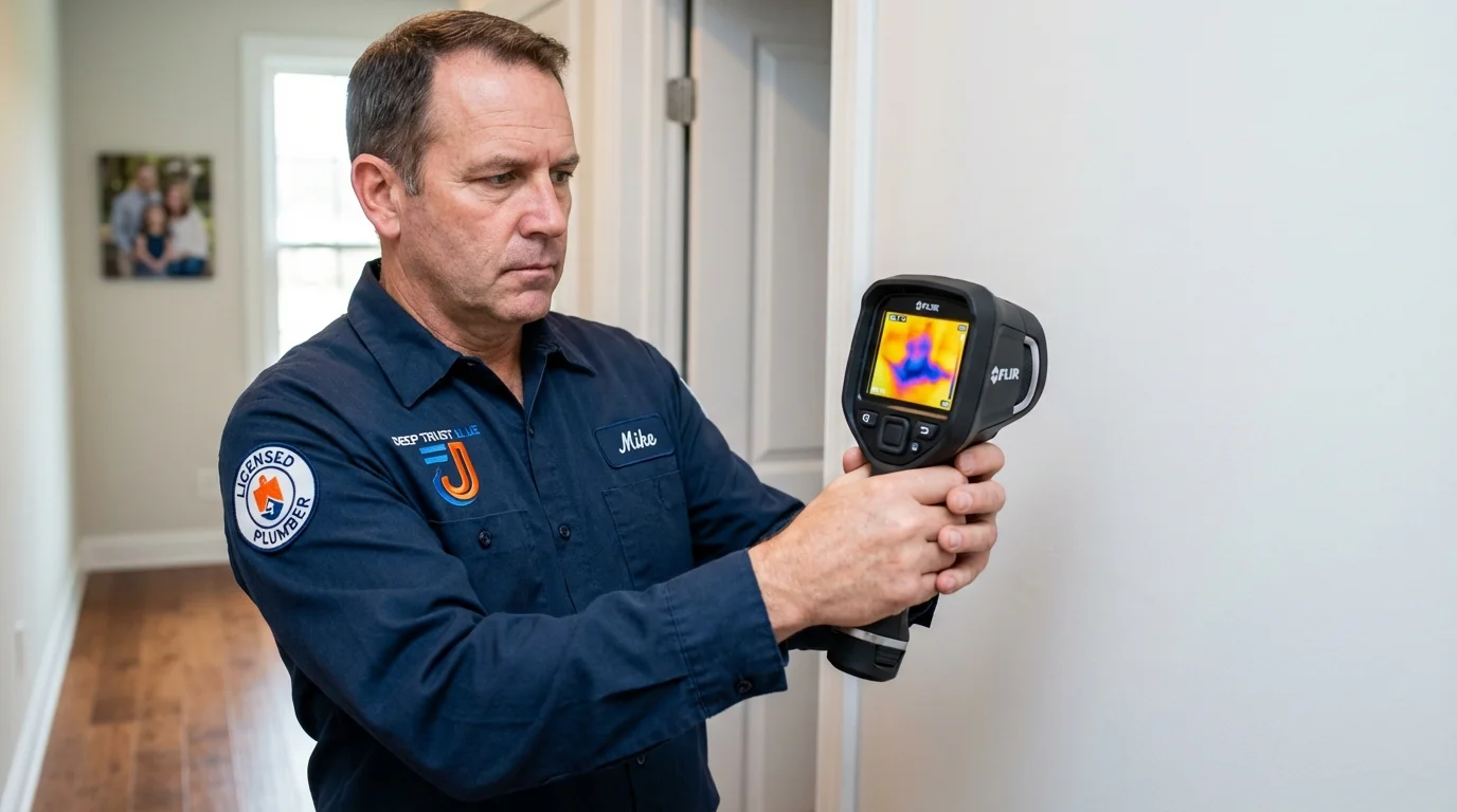 Thermal imaging leak detection by Johns Plumbing LLC in Green Bay